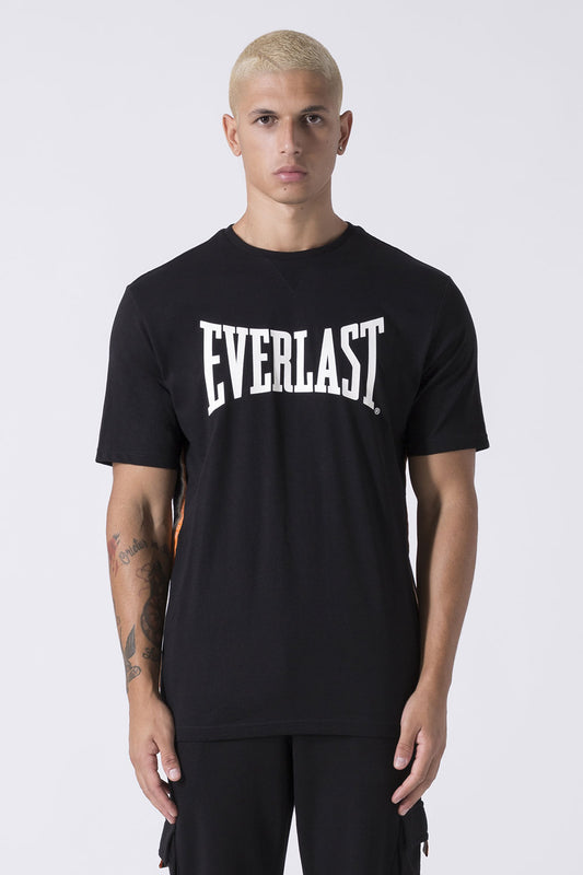 NEUTRALS T-SHIRT WITH TRICOLOUR TAPE