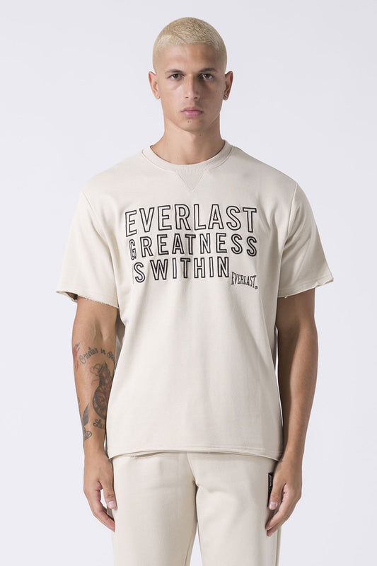 NEUTRALS SHORT-SLEEVE SWEATSHIRT