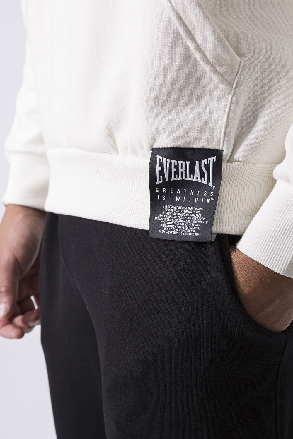 NEUTRALS HOODIE WITH LOGO