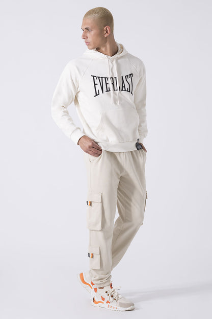 NEUTRALS HOODIE WITH LOGO