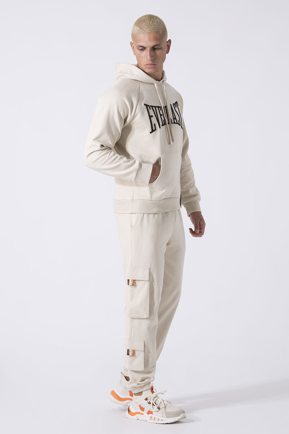 NEUTRALS HOODIE WITH LOGO