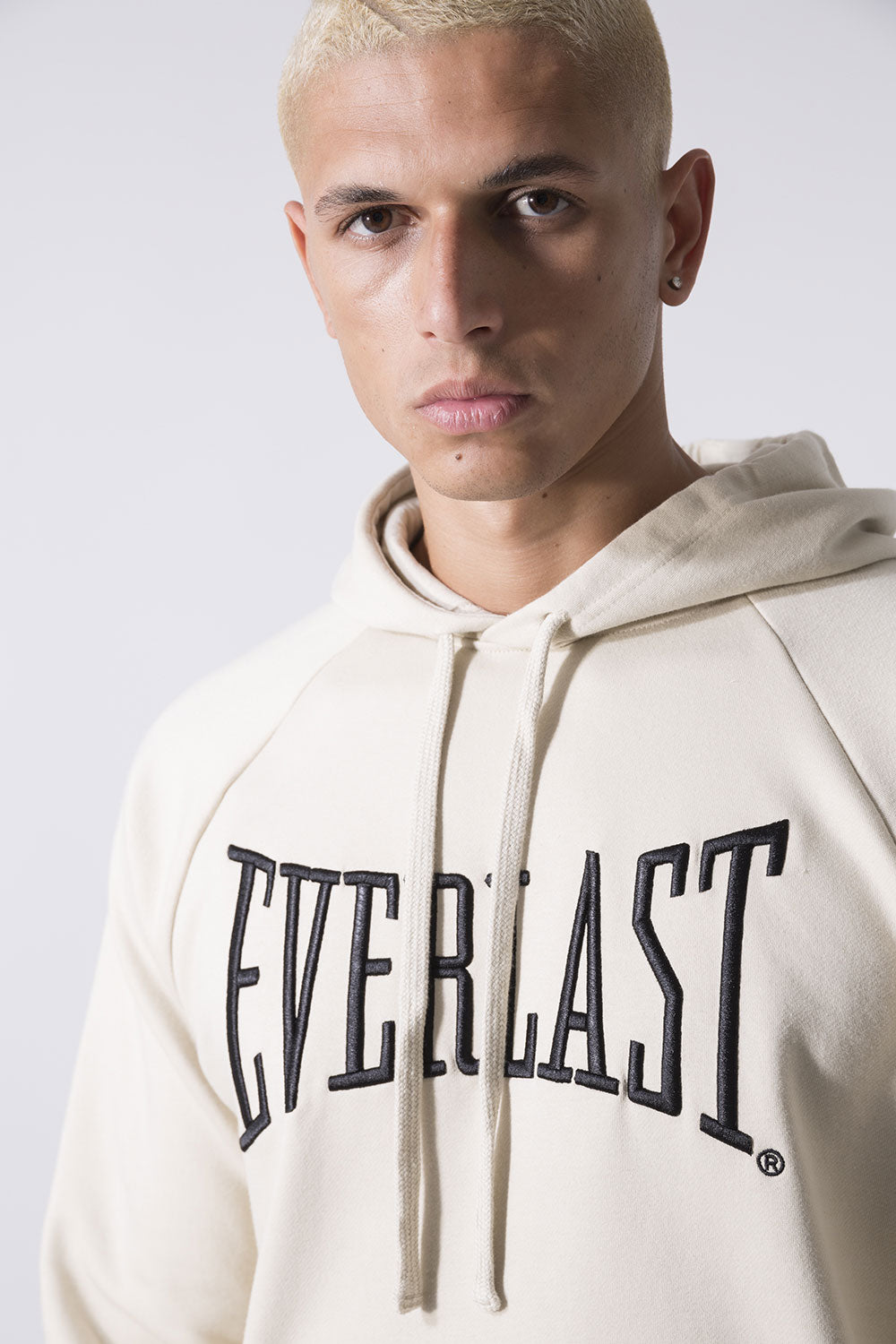 NEUTRALS HOODIE WITH LOGO