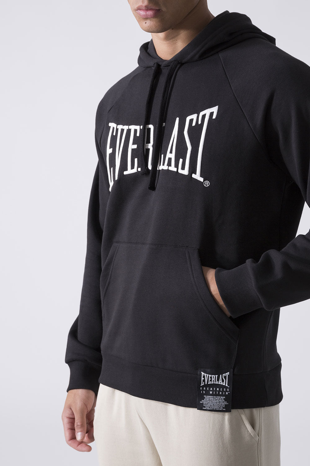 NEUTRALS HOODIE WITH LOGO