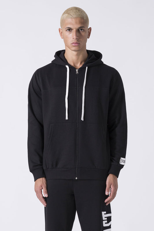 EXCLUSIVE FELPA FULL ZIP CON LOGO SU CAPPUCCIO