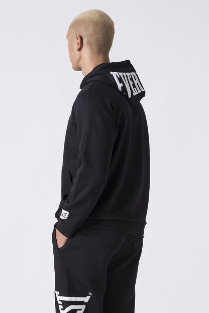 EXCLUSIVE FULL-ZIP HOODIE WITH LOGO ON HOOD