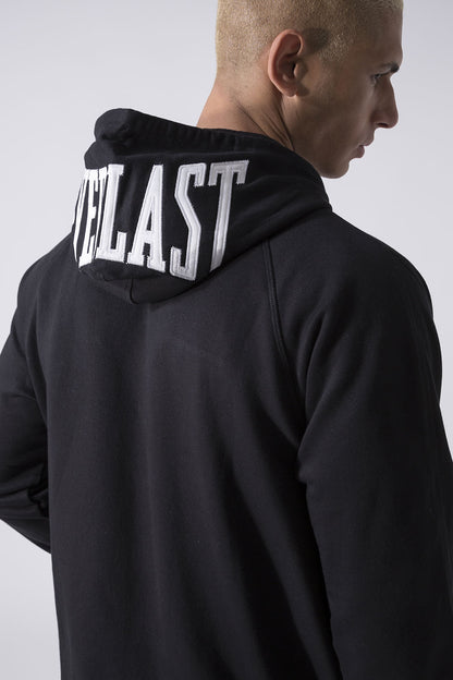 EXCLUSIVE FULL-ZIP HOODIE WITH LOGO ON HOOD