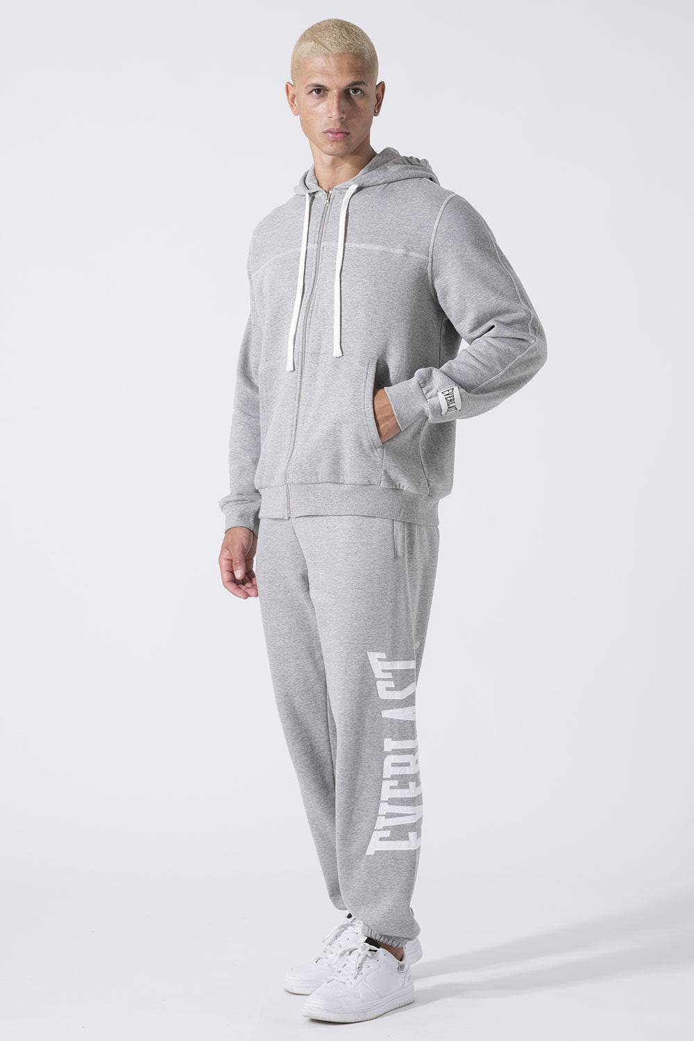 EXCLUSIVE FULL-ZIP HOODIE WITH LOGO ON HOOD