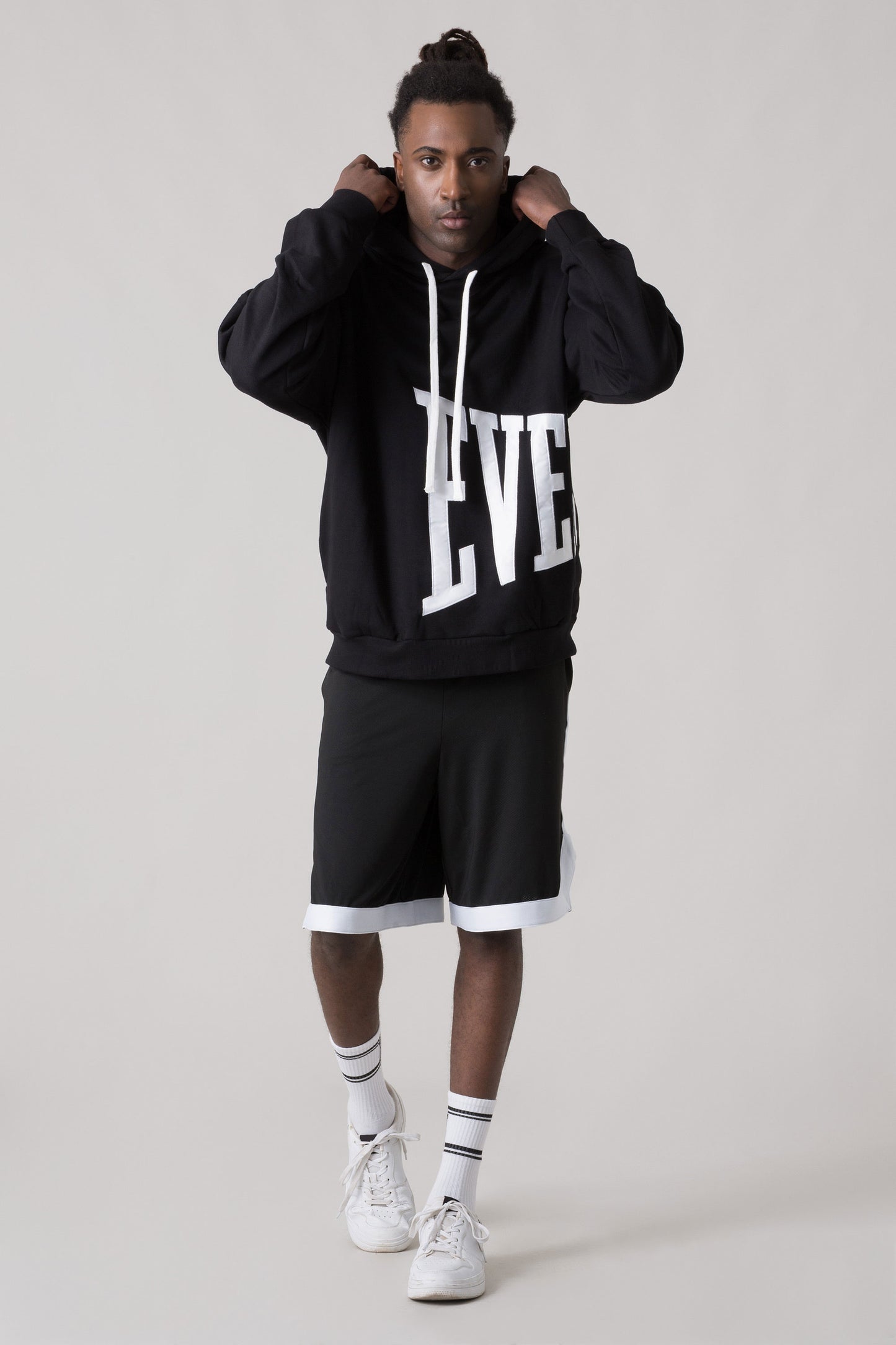 EXCLUSIVE FELPA CAPPUCCIO CON LOGO