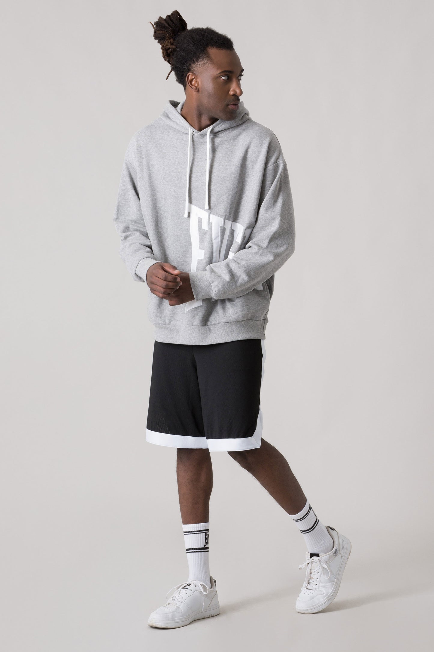 EXCLUSIVE FELPA CAPPUCCIO CON LOGO