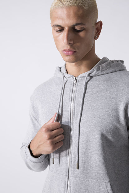ICONIC GIACCA FULL ZIP CON CAPPUCCIO