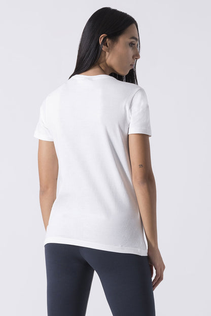 BASIC T-SHIRT CON LOGO STRASS