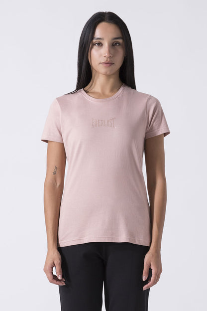 BASIC T-SHIRT CON LOGO STRASS