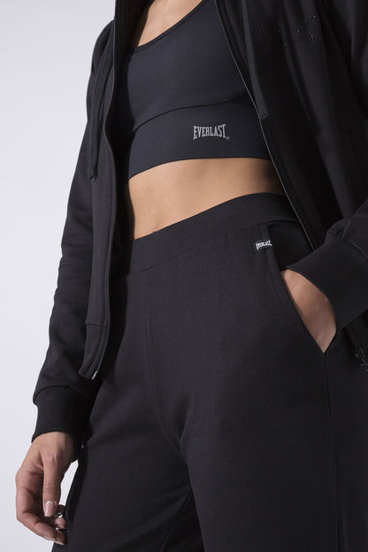 BASIC HOODED STRETCH FLEECE TRACKSUIT