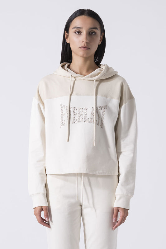 LEISURE FELPA CON CAPPUCCIO BOXY FIT