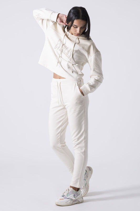 LEISURE FELPA CON CAPPUCCIO BOXY FIT