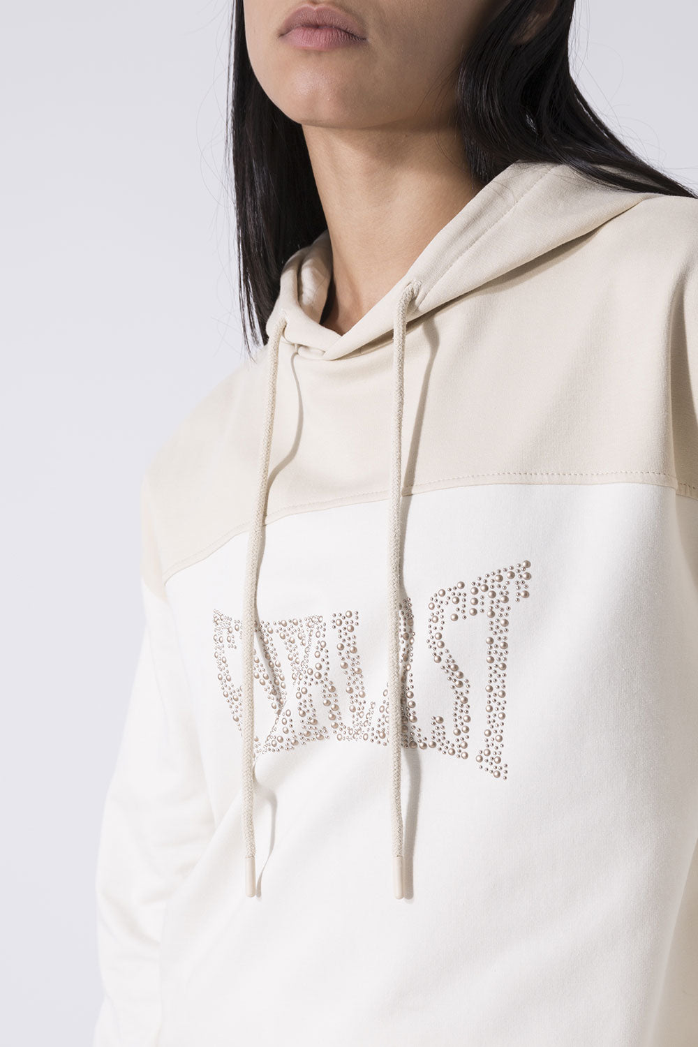 LEISURE FELPA CON CAPPUCCIO BOXY FIT