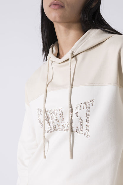 LEISURE FELPA CON CAPPUCCIO BOXY FIT