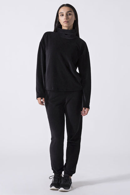 LEISURE MAGLIA CON COLLO A CRATERE