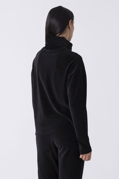 LEISURE MAGLIA CON COLLO A CRATERE