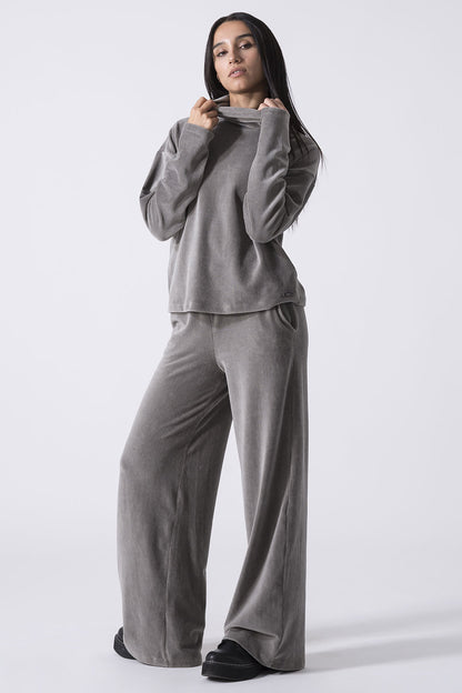 LEISURE MAGLIA CON COLLO A CRATERE