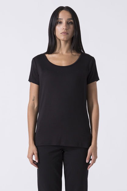 LEISURE T-SHIRT IN JERSEY MODAL