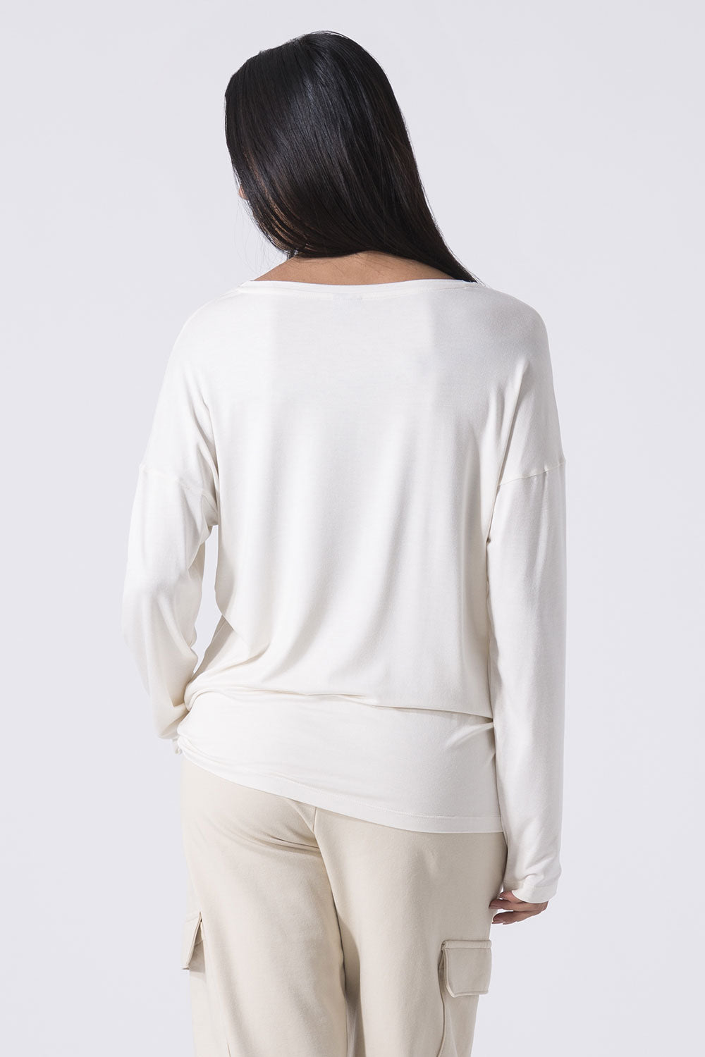 LEISURE MAGLIA A MANICHE LUNGHE CON LOGO