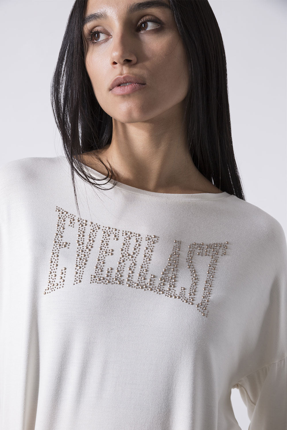 LEISURE MAGLIA A MANICHE LUNGHE CON LOGO