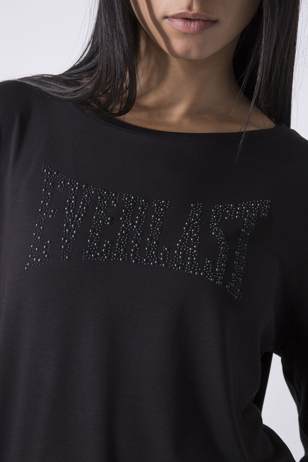 LEISURE MAGLIA A MANICHE LUNGHE CON LOGO