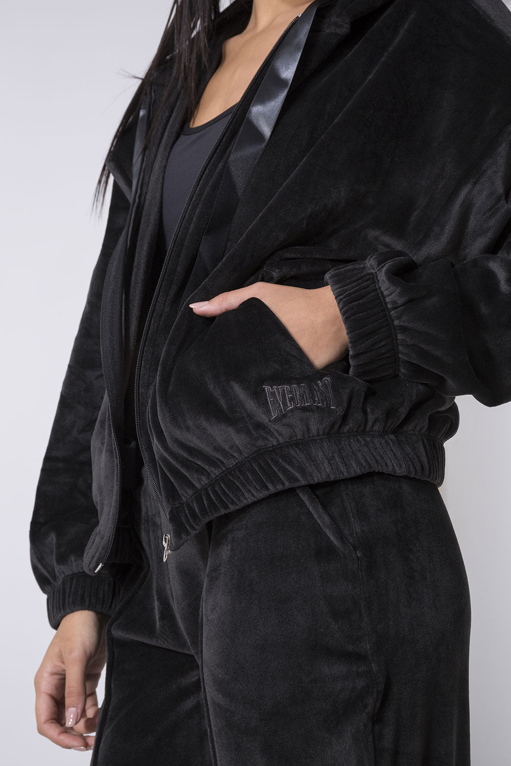 LEISURE FULL-ZIP CHENILLE HOODIE JACKET