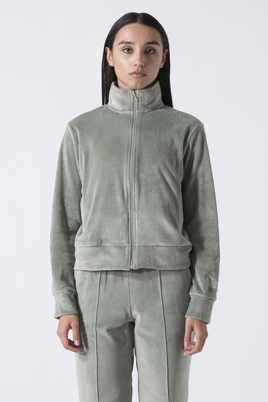 LEISURE FULL-ZIP CHENILLE JACKET