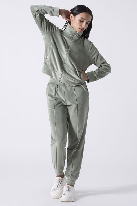 LEISURE FULL-ZIP CHENILLE JACKET