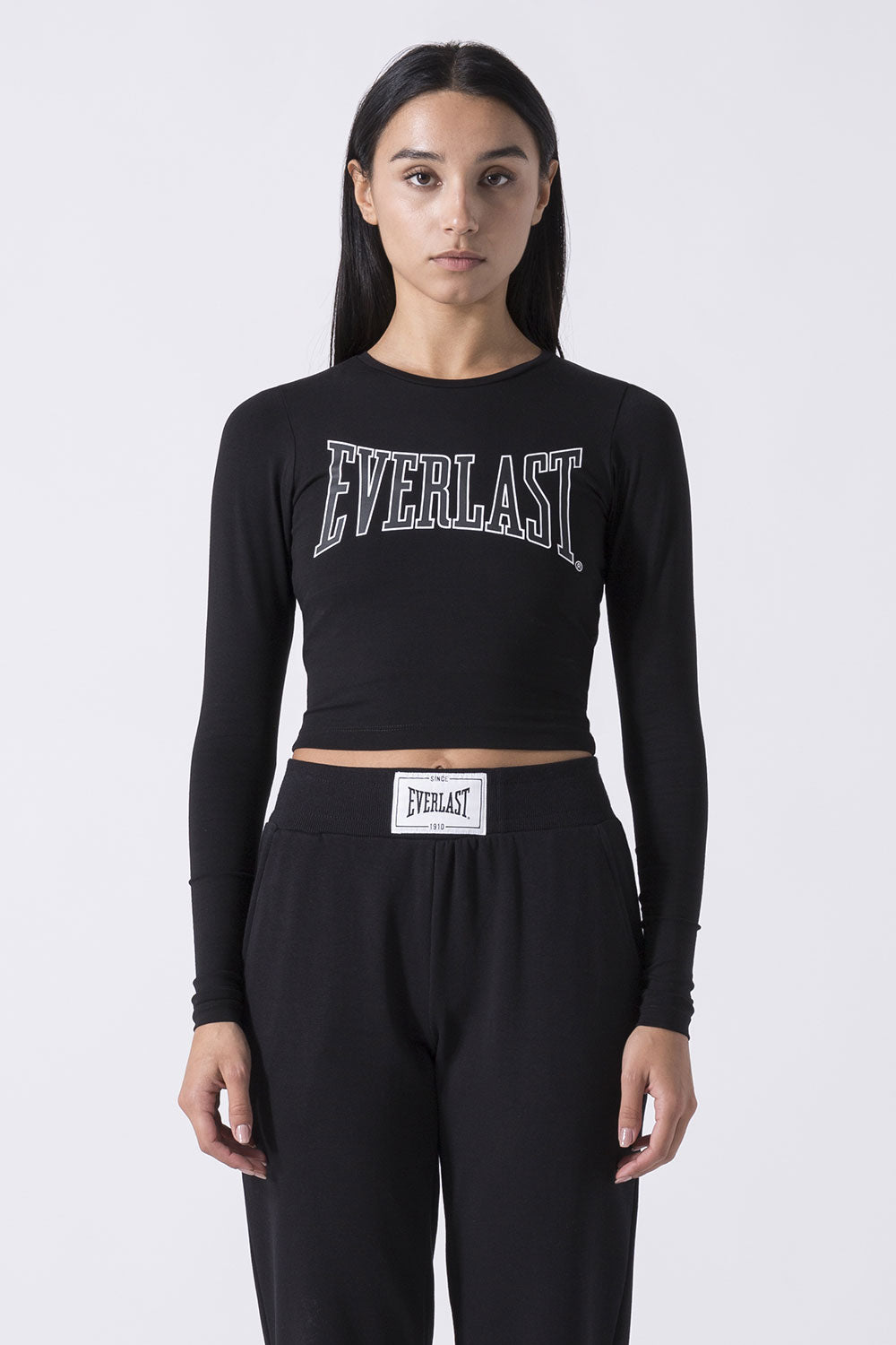 ICONIC CROPPED LONG-SLEEVE TOP