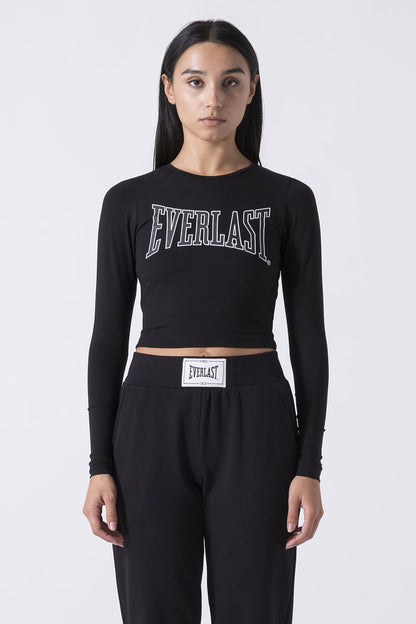 ICONIC CROPPED LONG-SLEEVE TOP