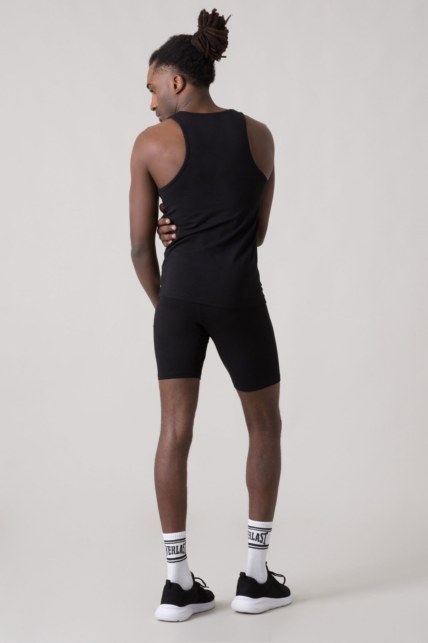 BASIC RACER TANK IN STRETCH JERSEY