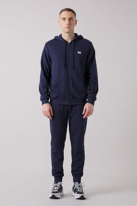 BASIC TUTA IN FELPA CON GIACCA FULL ZIP CON CAPPUCCIO