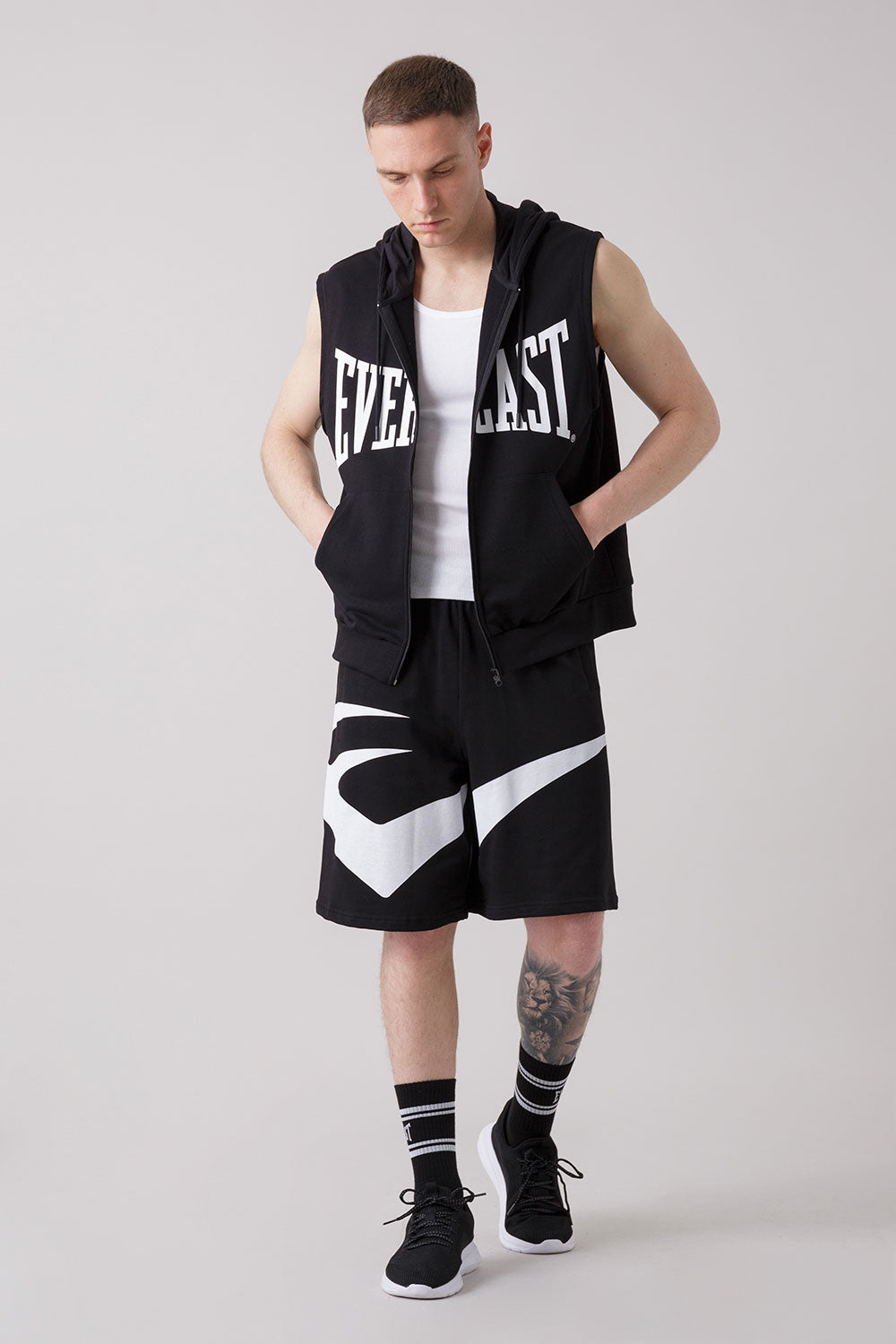THE ICON SLEEVELESS FULL ZIP HOODIE
