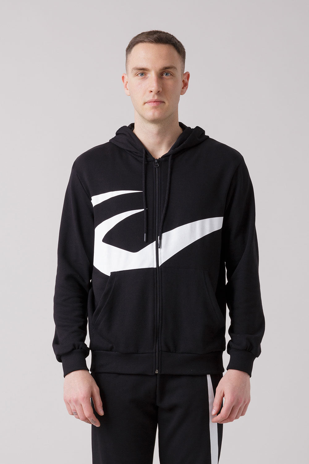 THE ICON GIACCA FULL ZIP CON CAPPUCCIO