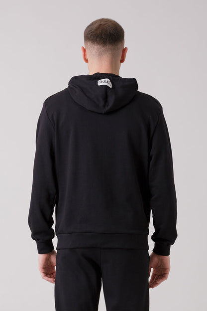 THE ICON GIACCA FULL ZIP CON CAPPUCCIO