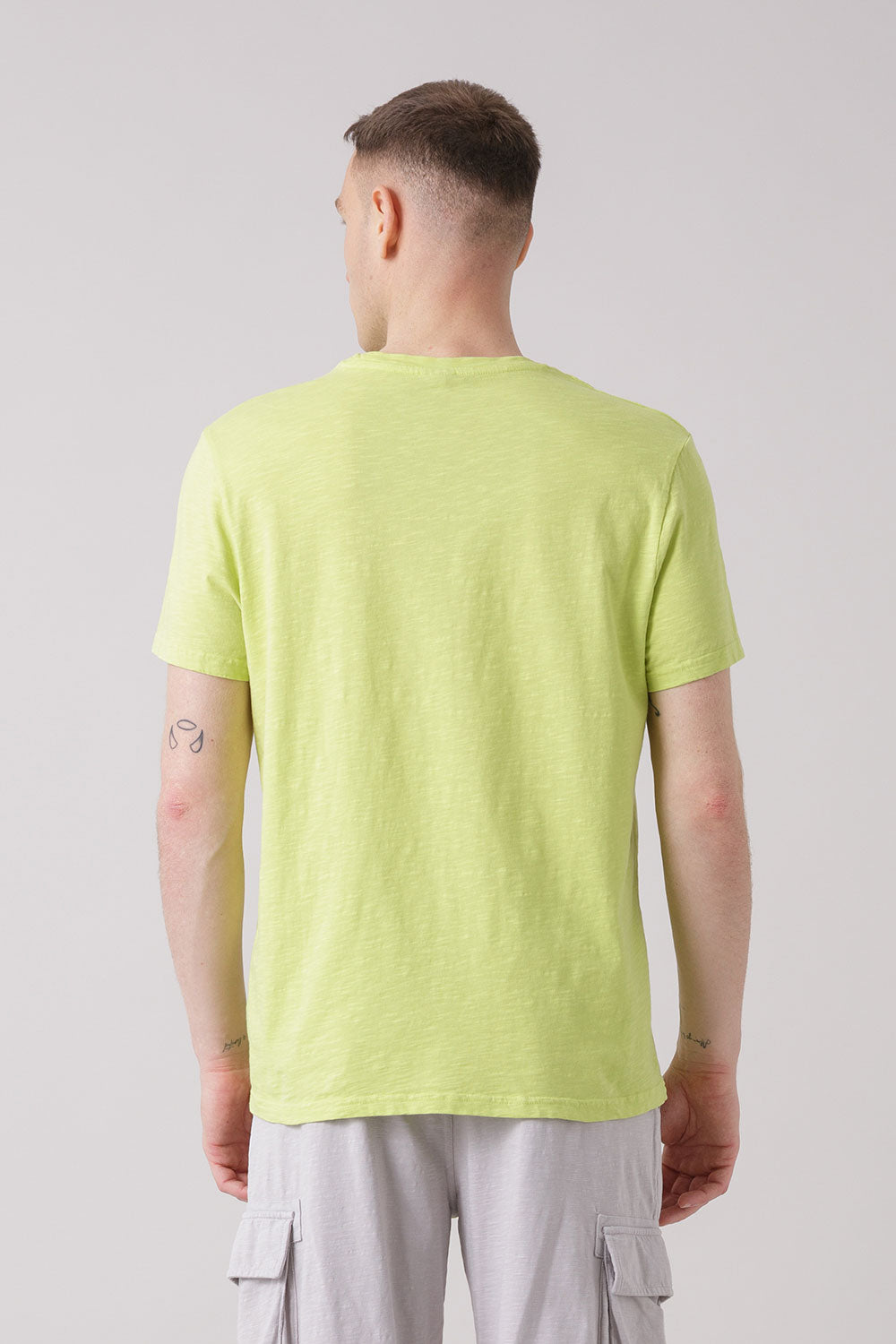 TREATMENT T-SHIRT IN JERSEY FIAMMATO
