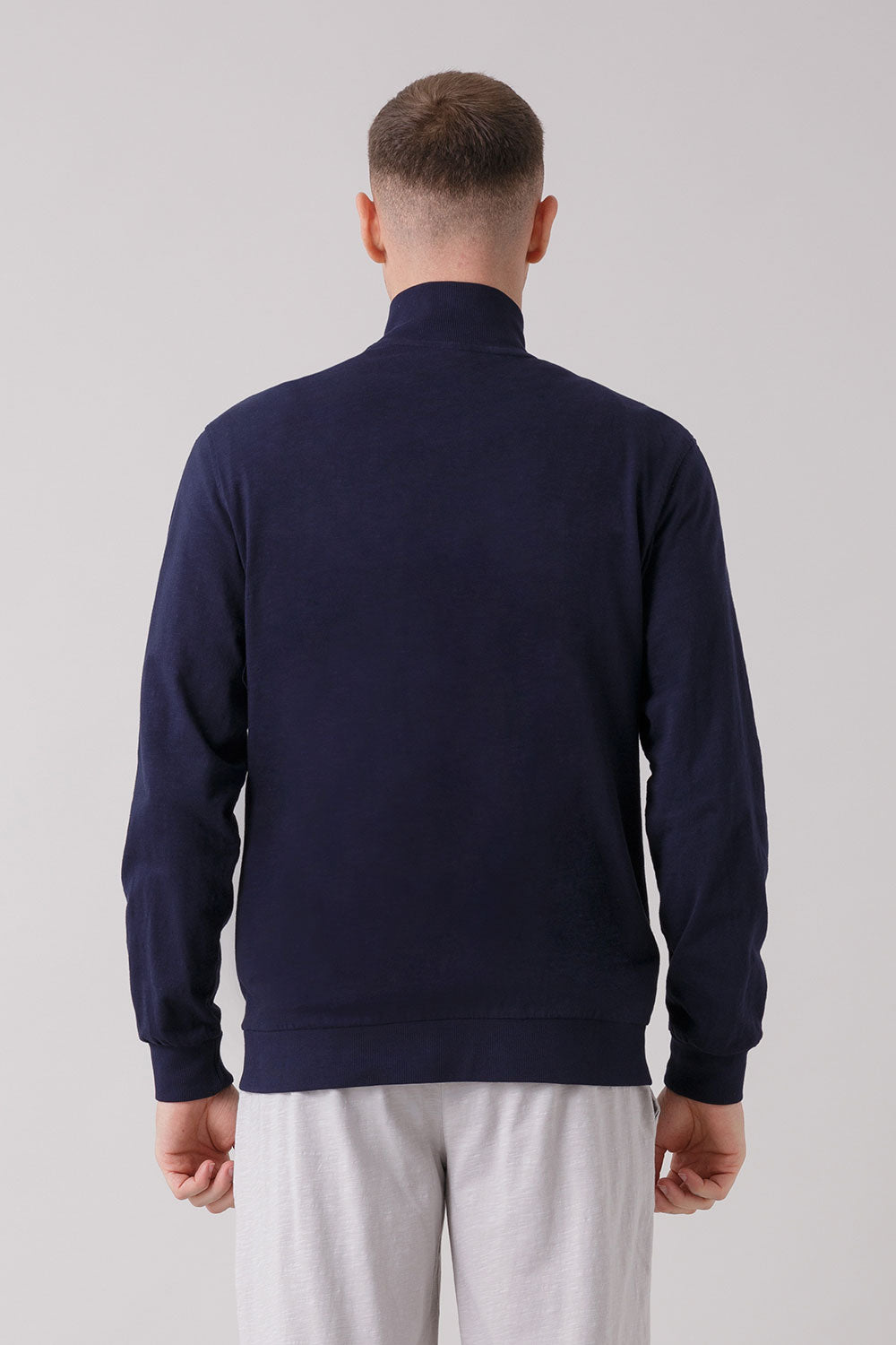 TREATMENT GIACCA FULL ZIP IN TESSUTO FIAMMATO