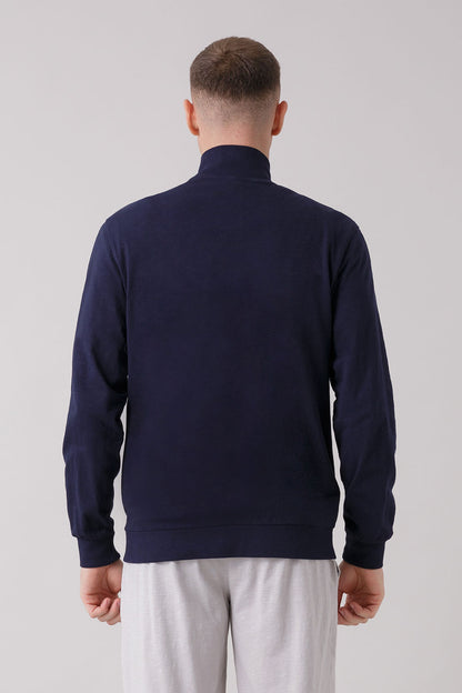 TREATMENT GIACCA FULL ZIP IN TESSUTO FIAMMATO