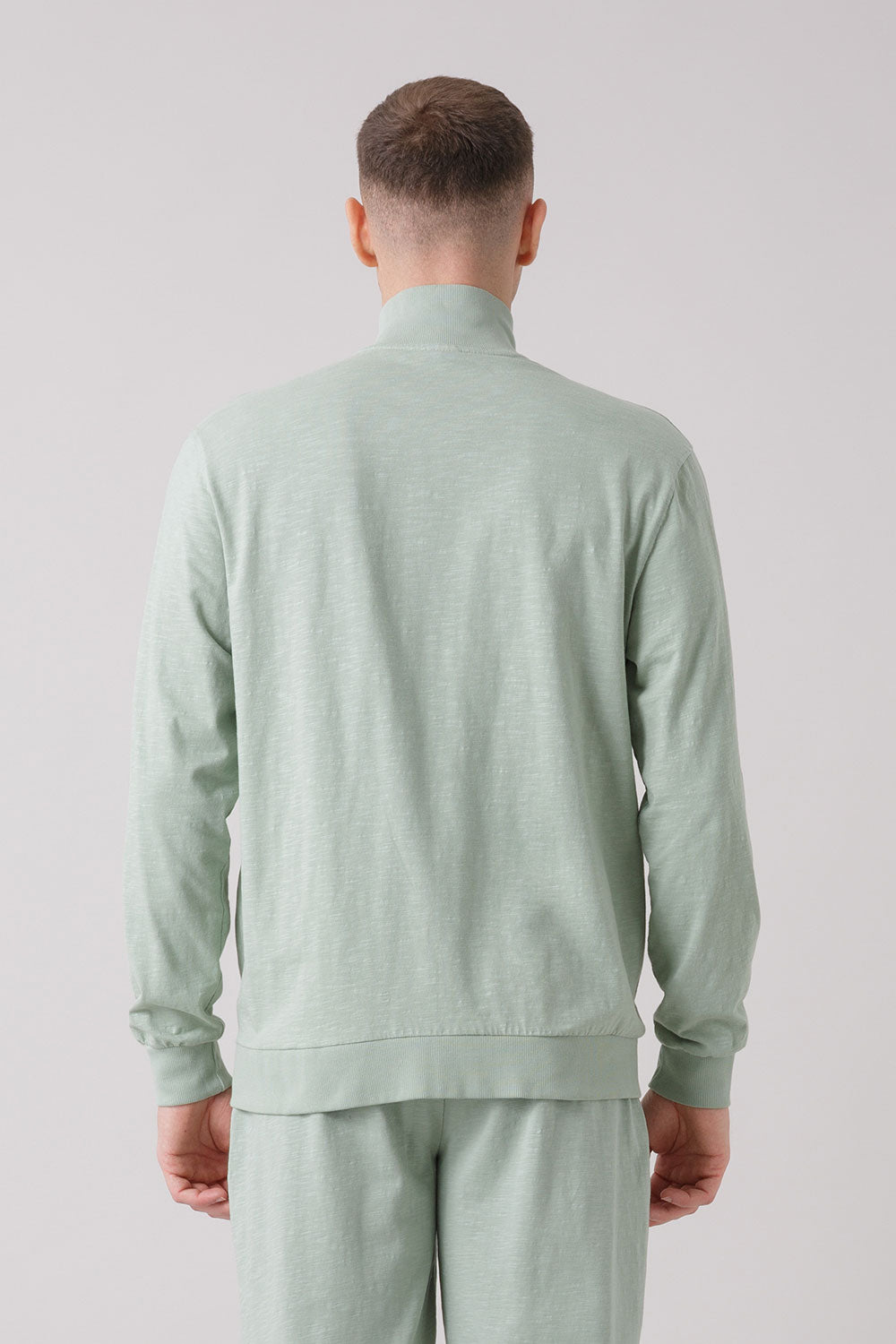 TREATMENT GIACCA FULL ZIP IN TESSUTO FIAMMATO