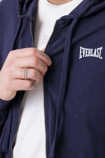 TREATMENT FELPA FULL ZIP CON CAPPUCCIO IN TESSUTO FIAMMATO