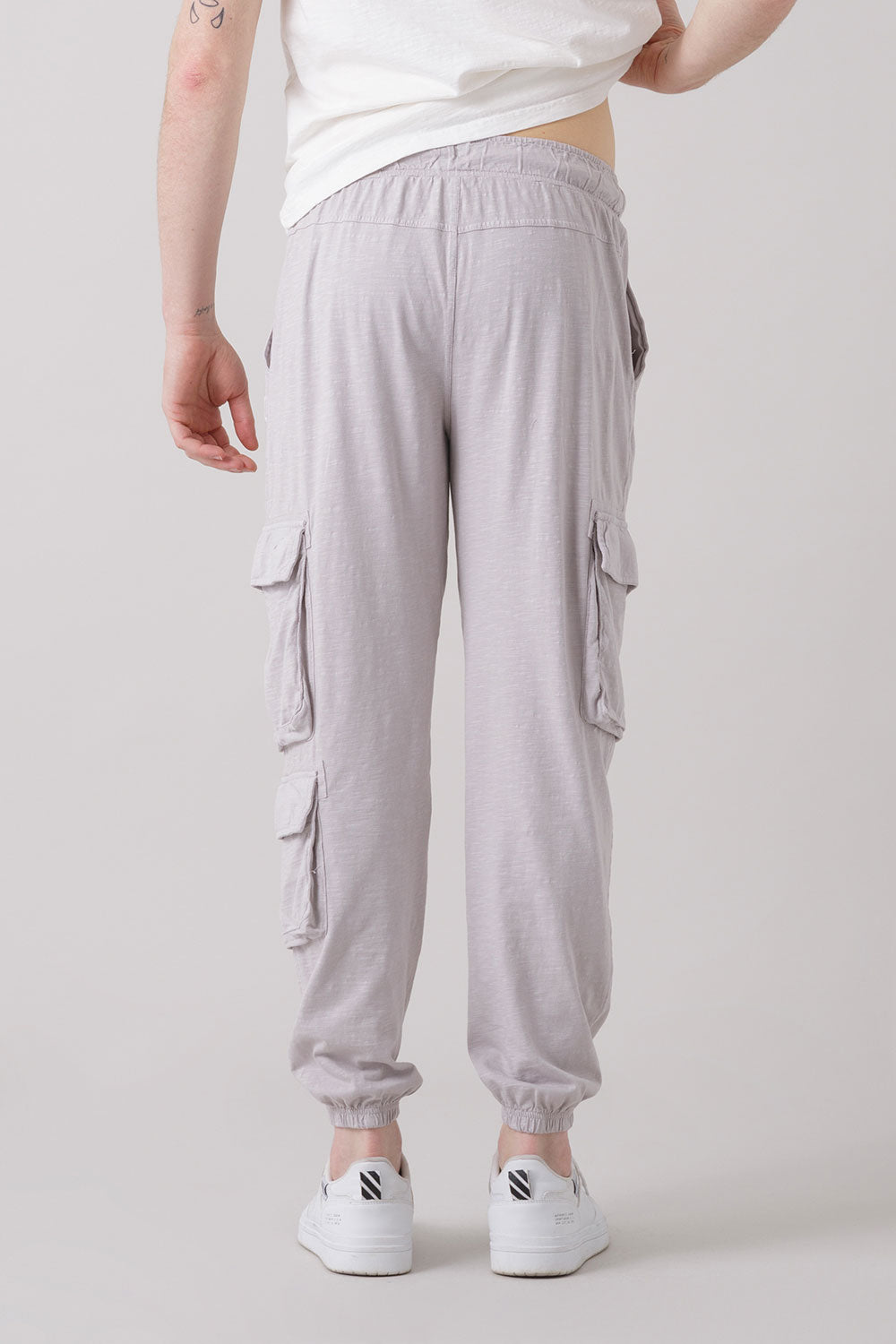 TREATMENT PANTALONE CARGO IN TESSUTO FIAMMATO