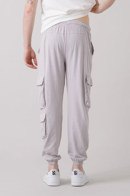 TREATMENT PANTALONE CARGO IN TESSUTO FIAMMATO