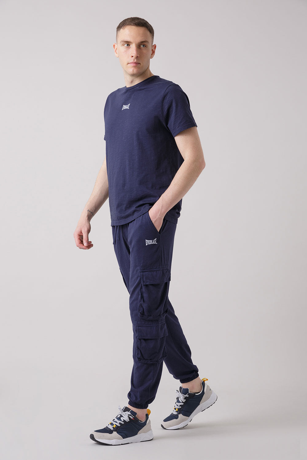 TREATMENT PANTALONE CARGO IN TESSUTO FIAMMATO