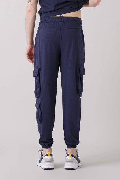 TREATMENT PANTALONE CARGO IN TESSUTO FIAMMATO