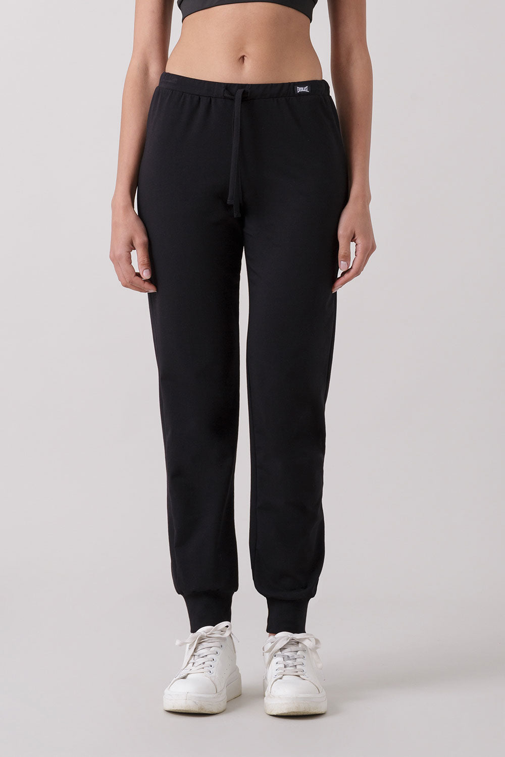 BASIC TROUSERS WITH JERSEY STRETCH CUFF