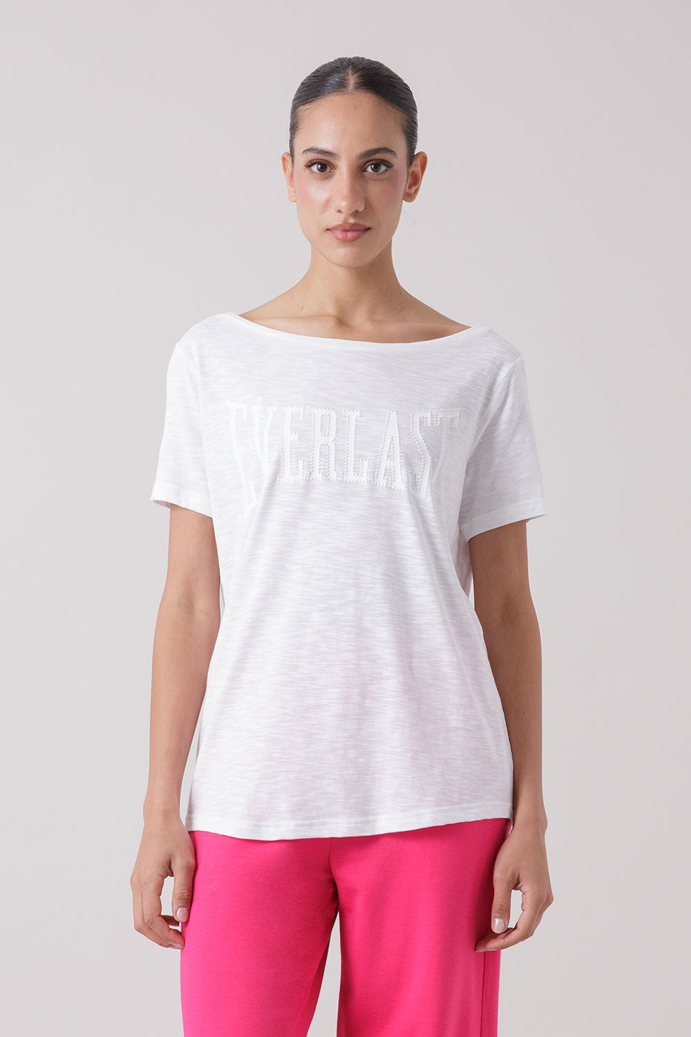 BASIC T-SHIRT IN JERSEY FIAMMATO