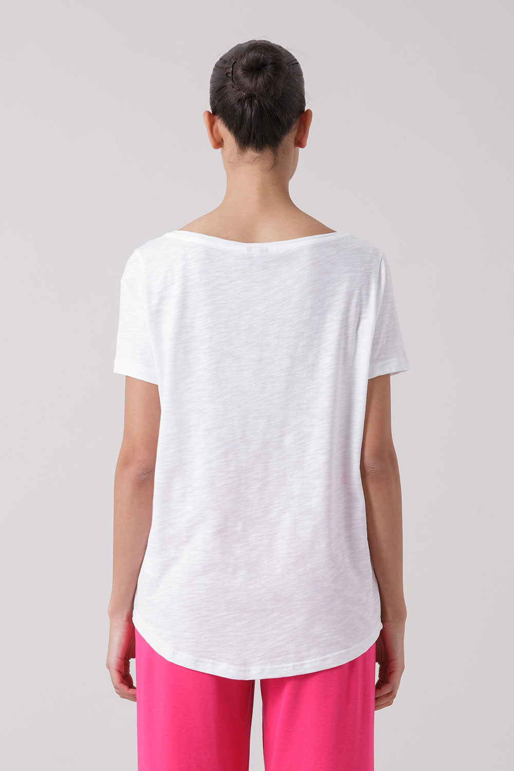 BASIC T-SHIRT IN JERSEY FIAMMATO
